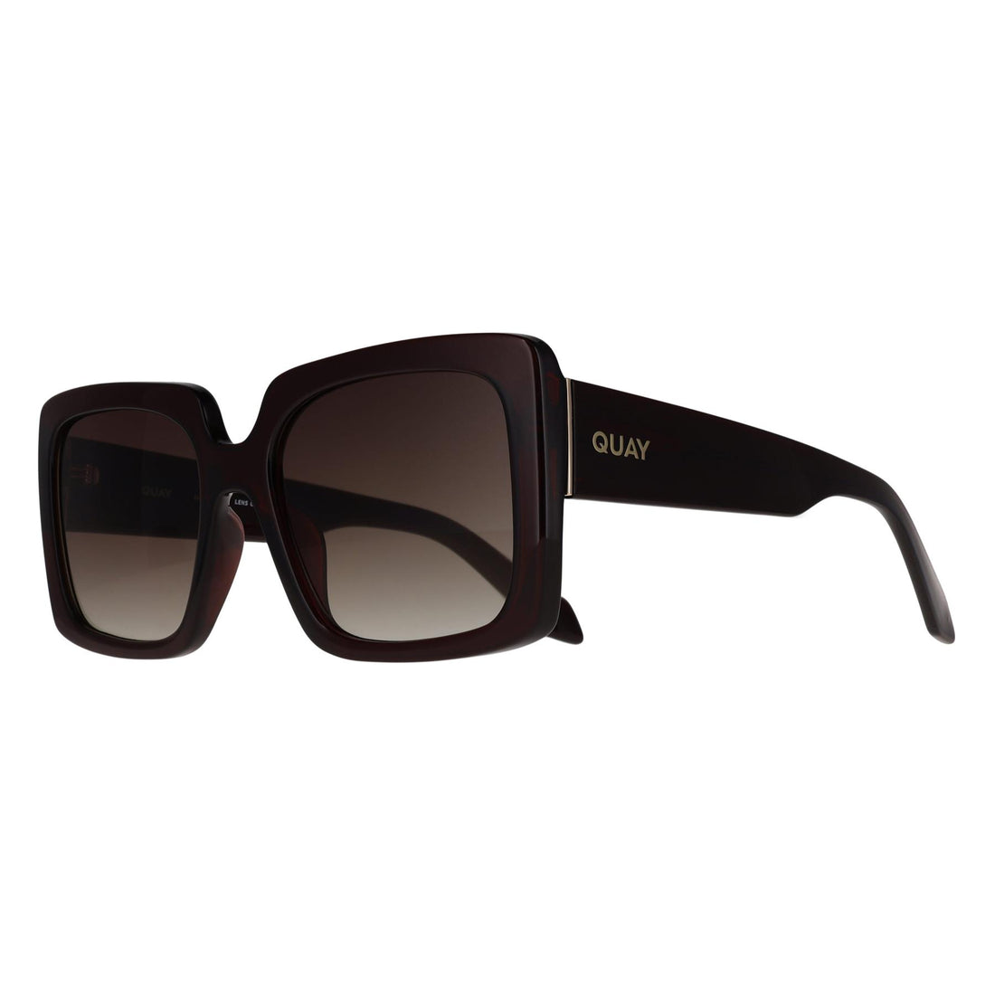 Quay Sunglasses Total Vibe 68777 Brown Brown Gradient