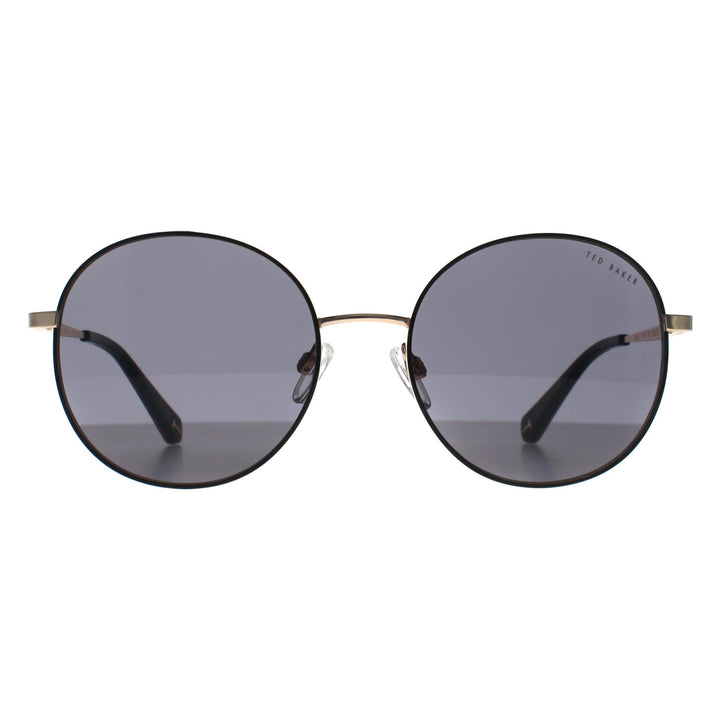 Ted Baker Sunglasses TB1744 Viola 001 Black Shiny Gold Grey