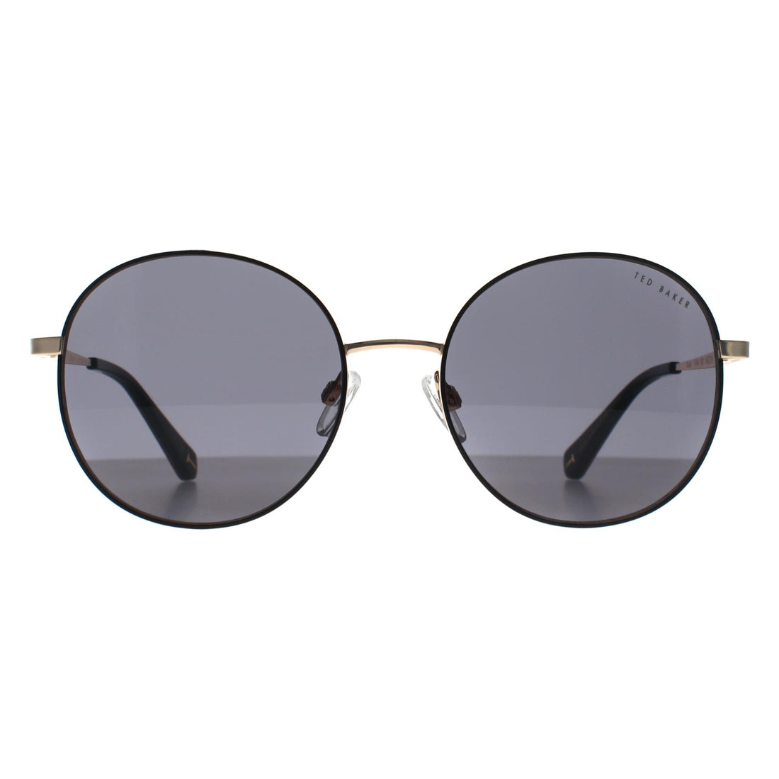 Ted Baker Sunglasses TB1744 Viola 001 Black Shiny Gold Grey