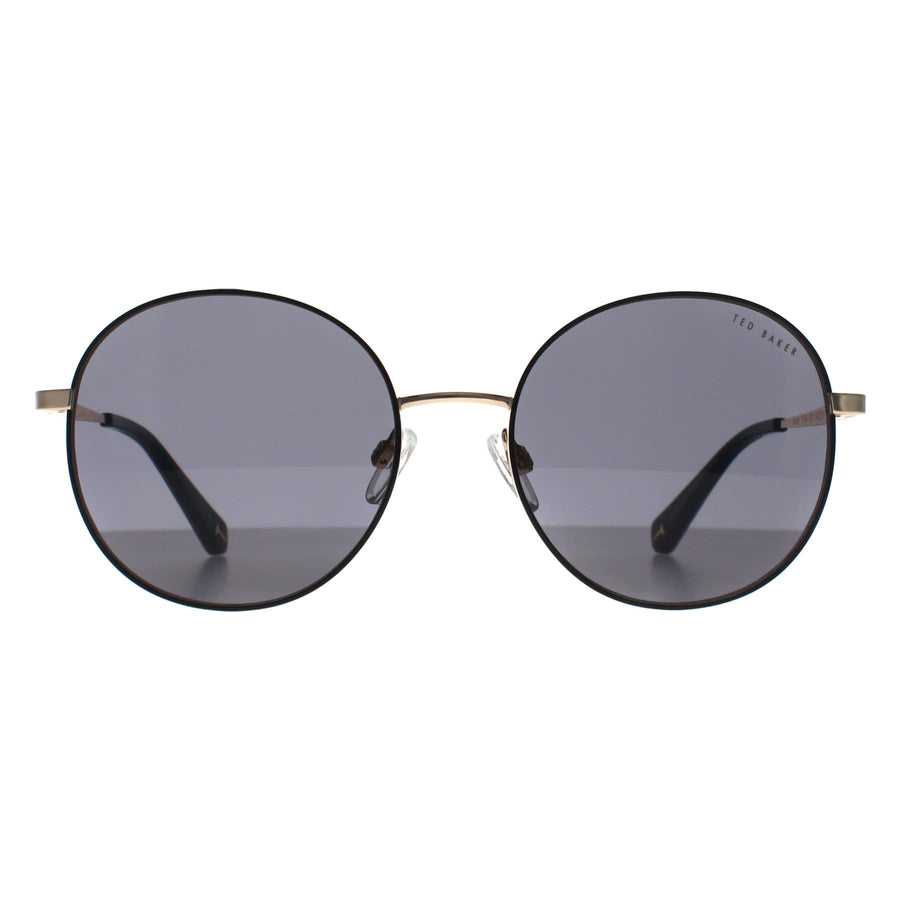 Ted Baker Sunglasses TB1744 Viola 001 Black Shiny Gold Grey