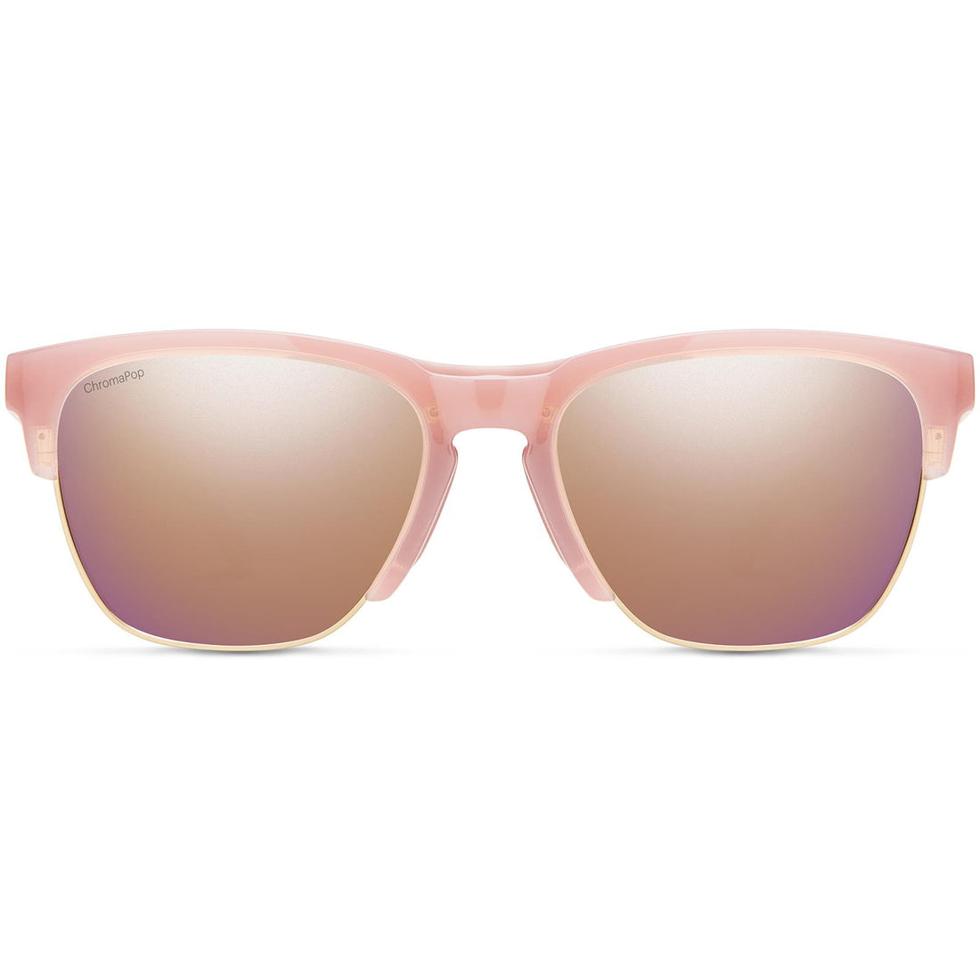 Smith Sunglasses Haywire F45 DU Beige Brown ChromaPop Rose Gold Mirror