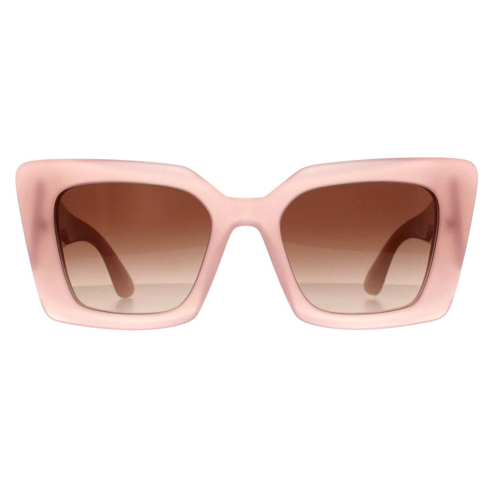 Burberry Sunglasses BE4344 Daisy 387413 Frosted Pink Brown Gradient