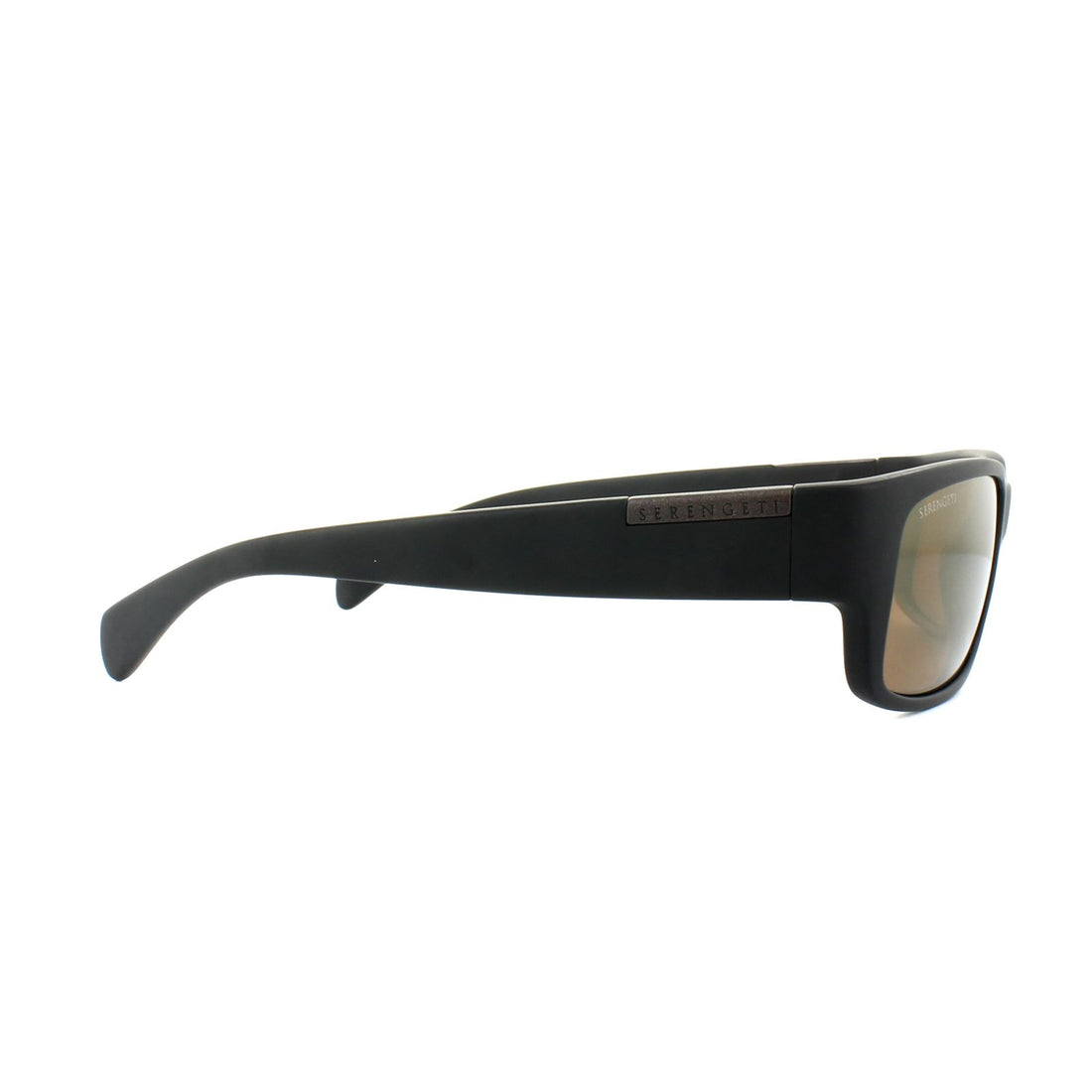 Serengeti Sunglasses Merano 8437 Satin Black Drivers Gold Polarized
