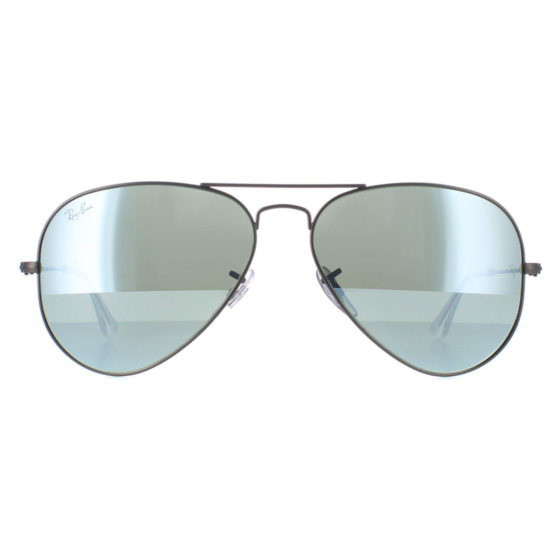 Ray-Ban Sunglasses Aviator 3025 029/30 Gunmetal Green Silver Mirror 58mm