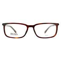 Hugo Boss BOSS 0963 Glasses Frames Dark Havana and Matte Grey Opal Italy