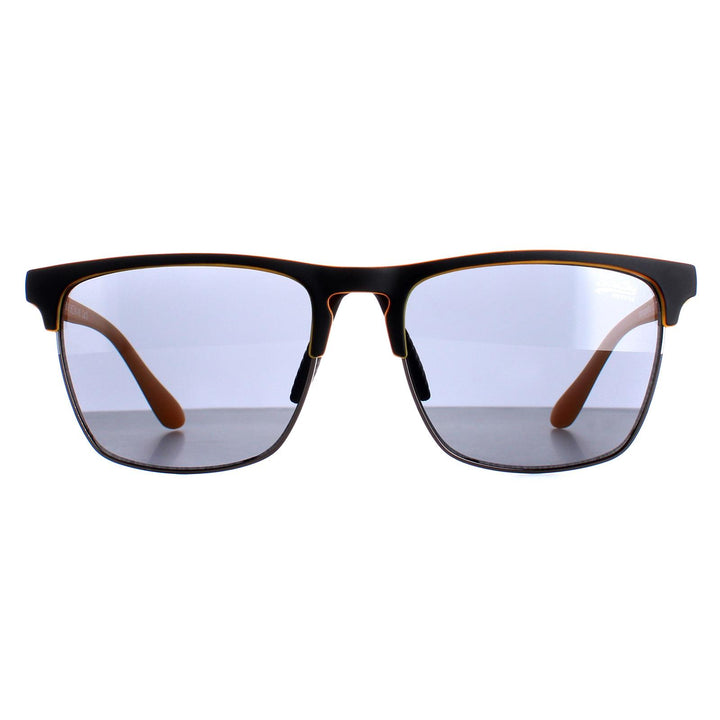 Superdry Sunglasses Superflux SDS 104 Matte Black Orange Grey