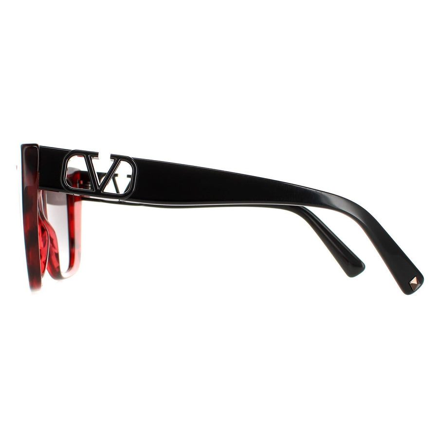 Valentino Sunglasses VA4073 502011 Red Havana Grey Gradient