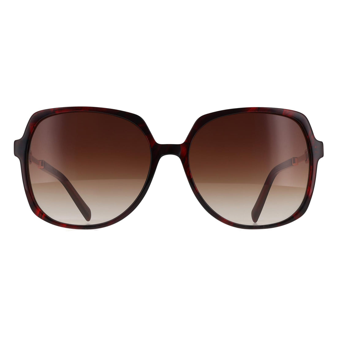 Karen Millen Sunglasses KM5065 237 Dark Red Horn Brown Gradient