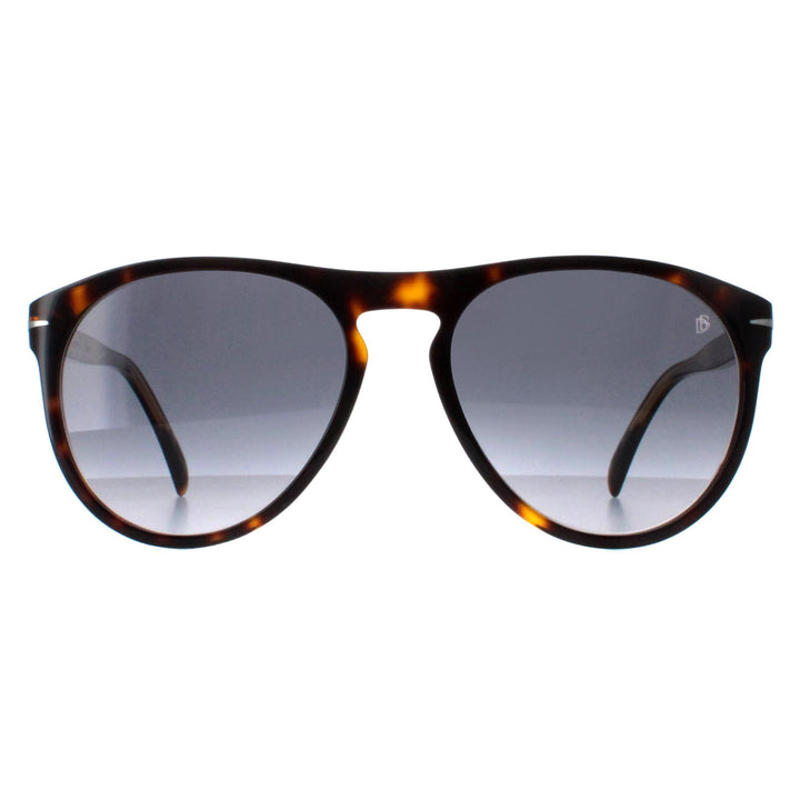 David Beckham Sunglasses DB1008/S 086 9O Dark Tortoise Grey Gradient