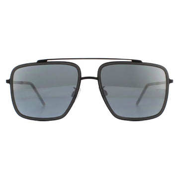 Dolce & Gabbana Sunglasses DG2220 11066G Matte Black Transparent Grey Mirror Black