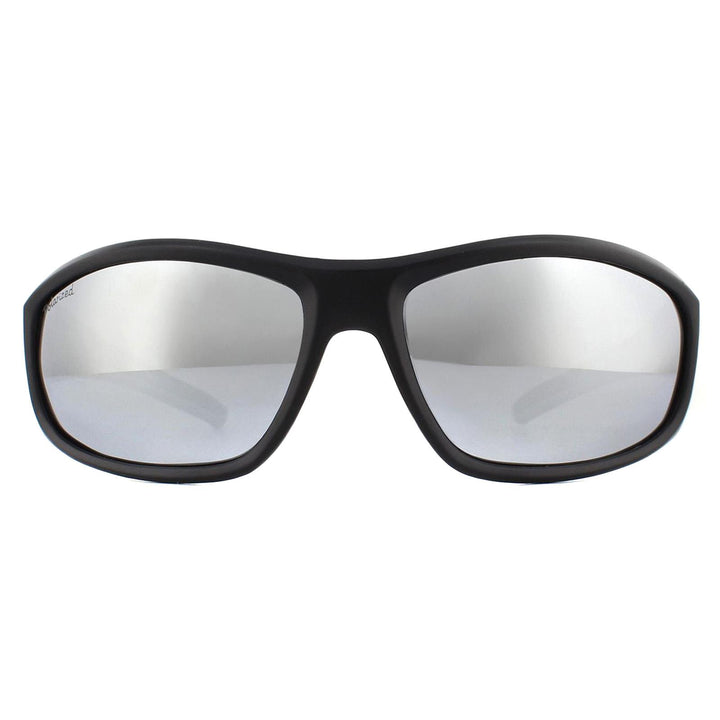 Montana Sunglasses SP311C Black Rubber Revo Silver Mirror Polarized
