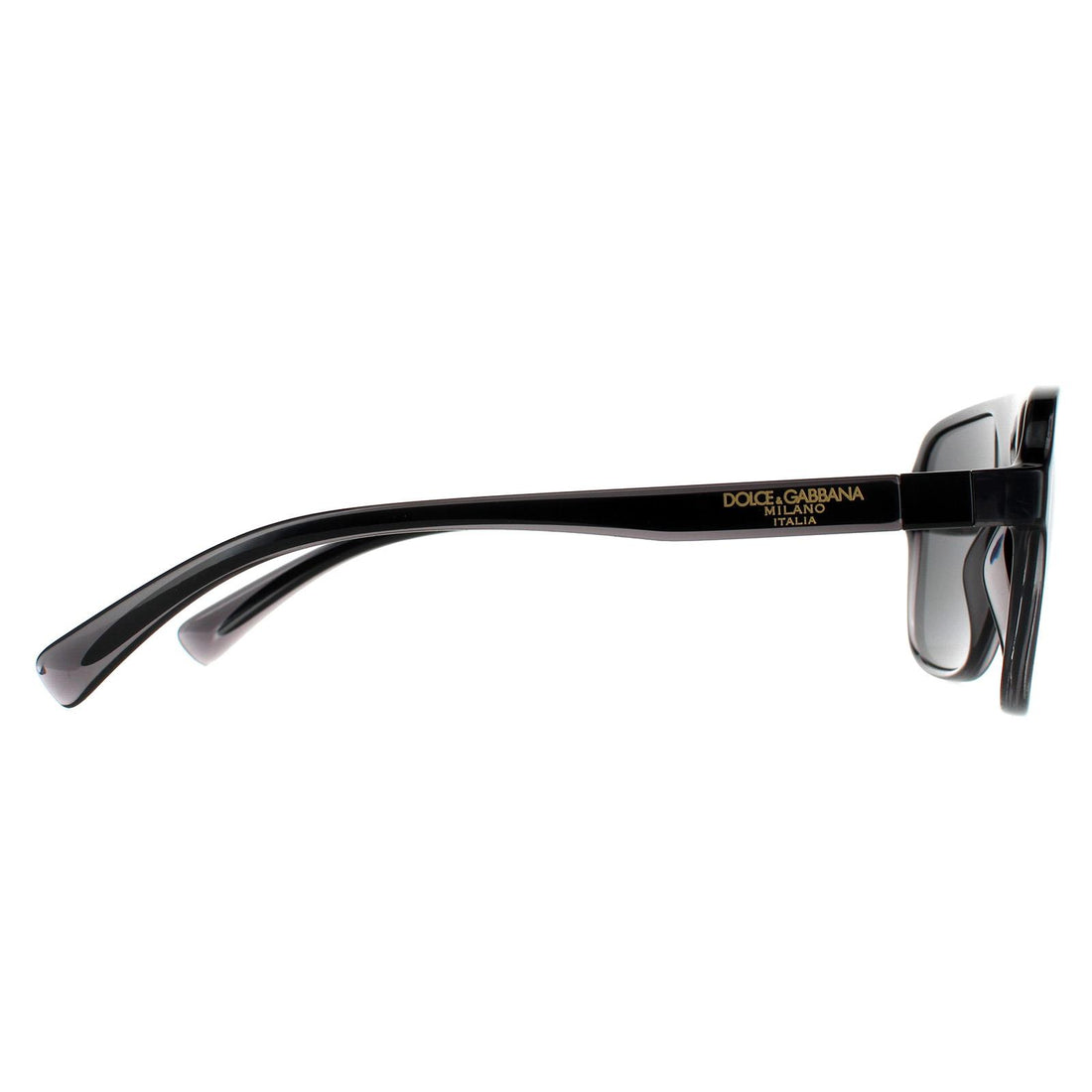 Dolce & Gabbana Sunglasses DG6134 325787 Transparent Grey and Black Dark Grey