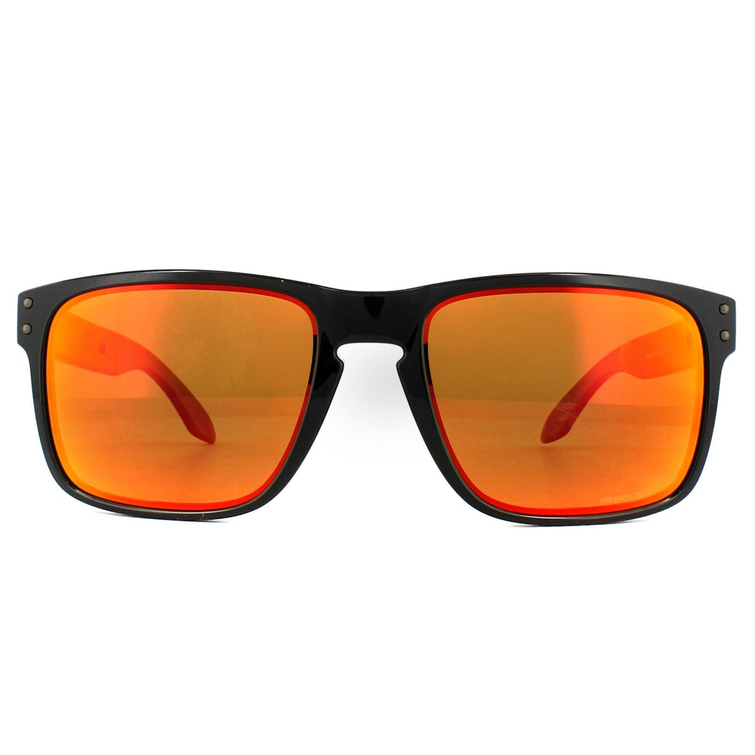 Oakley Holbrook oo9102 Sunglasses Polished Black Prizm Ruby Polarized