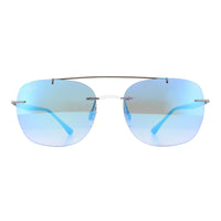 Ray-Ban Sunglasses 4280 6289B7 Transparent Blue Blue Gradient Mirror