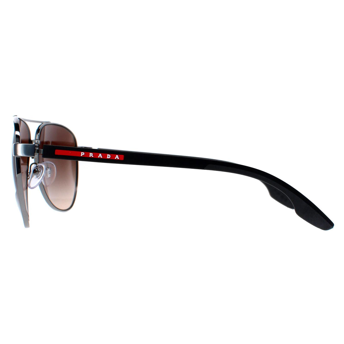 Prada Sport Sunglasses PS52YS 5AV02P Gunmetal Brown Gradient