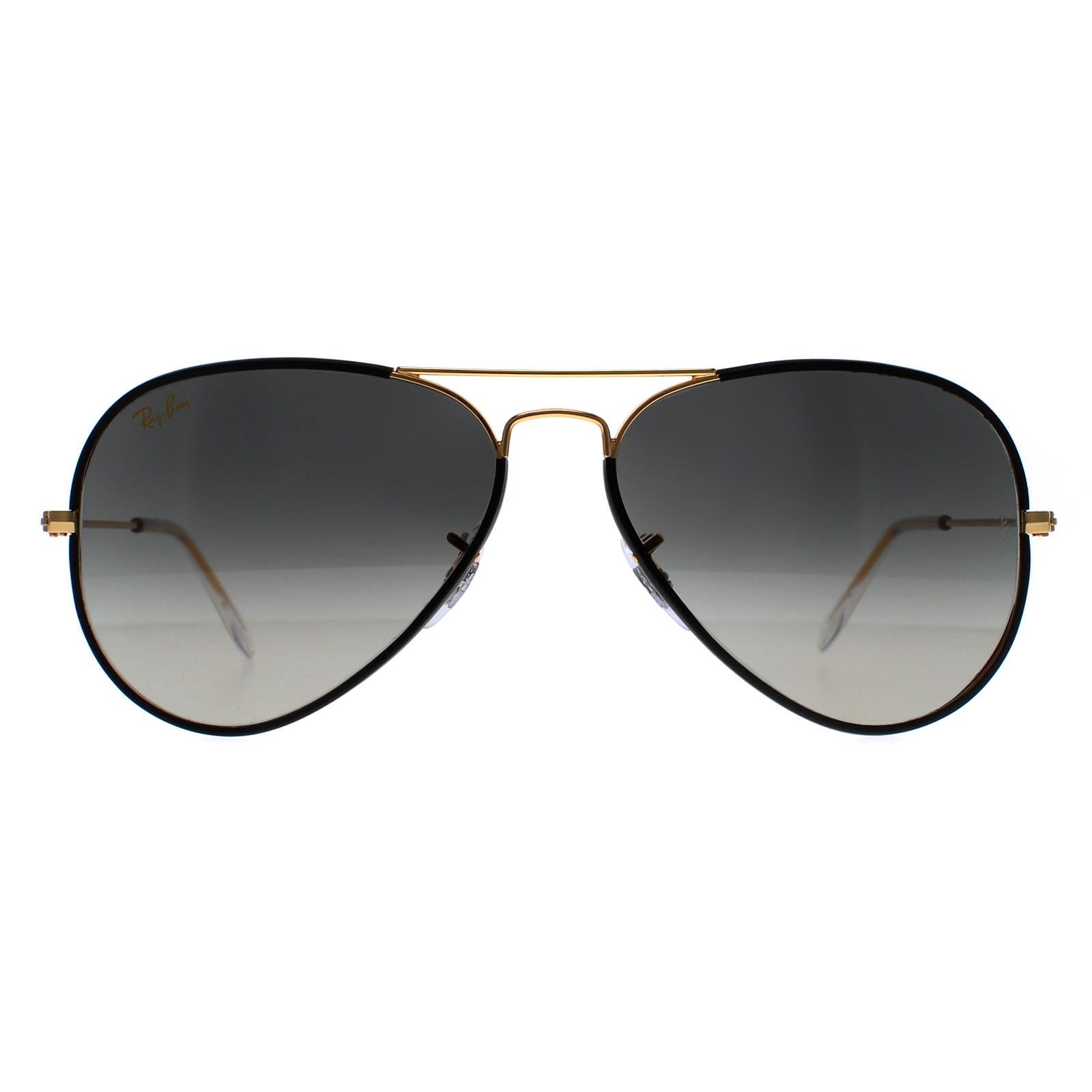 Sunglasses Aviator Full RB3025JM On Gold Grey Gradient