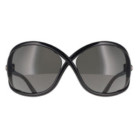 Tom Ford Sunglasses Bettina FT1068 01A Shiny Black Dark Grey