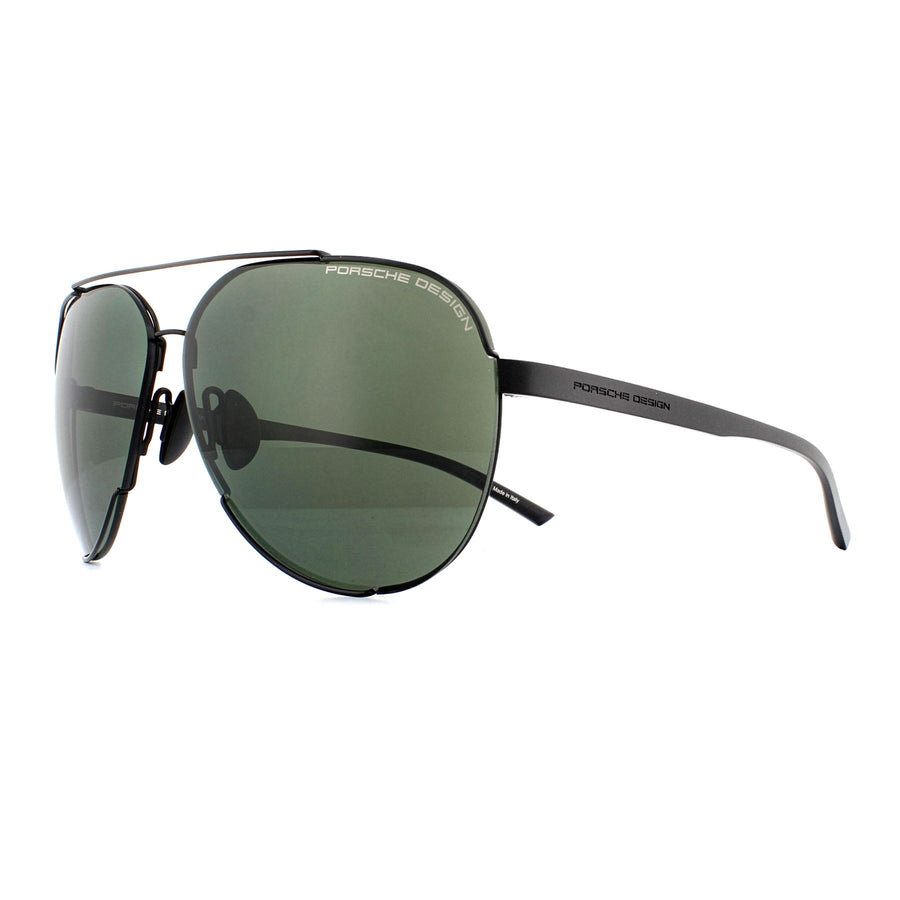 Porsche Design Sunglasses P8682 A Matte Black Green