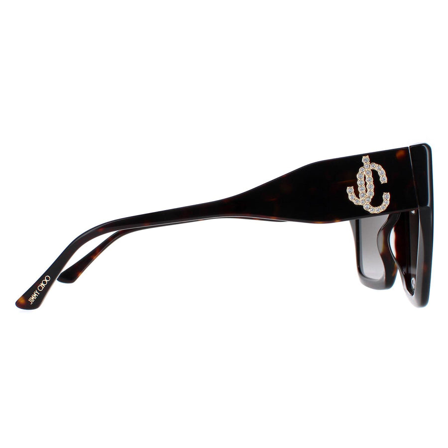 Jimmy Choo Sunglasses Eleni/G/S 086/HA Dark Havana Brown Gradient