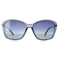 INVU Sunglasses B2127 D Transparent Crystal Blue Blue Polarized
