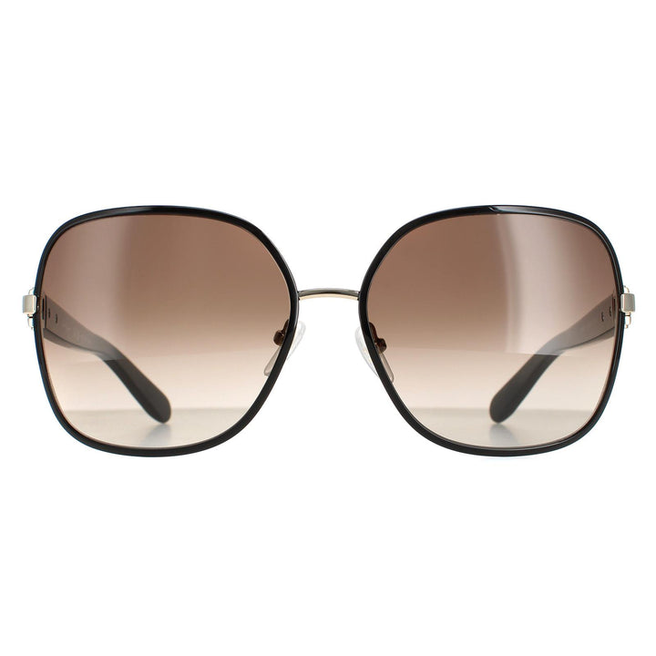 Salvatore Ferragamo Sunglasses SF150S 733 Light Gold Grey Gradient