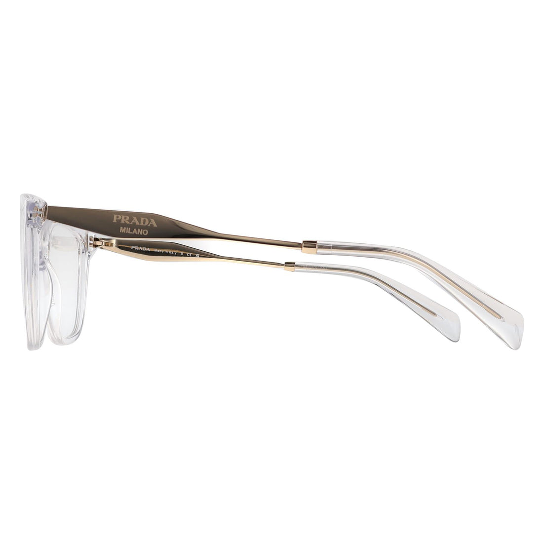 Prada Glasses Frames PR02ZV 2AZ1O1 Crystal Women
