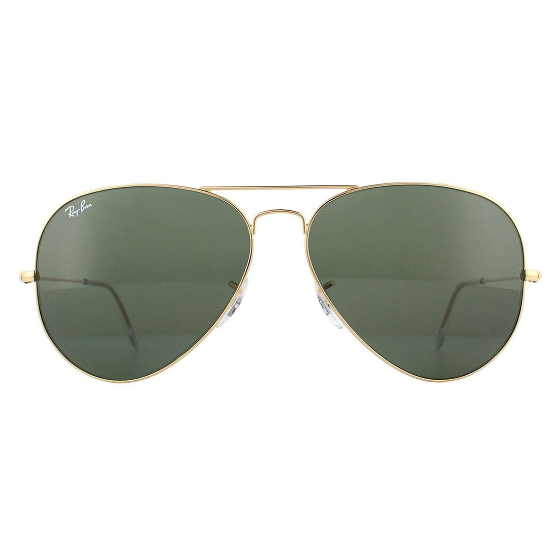 Ray-Ban Sunglasses Large Aviator 3026 Gold Green L2846