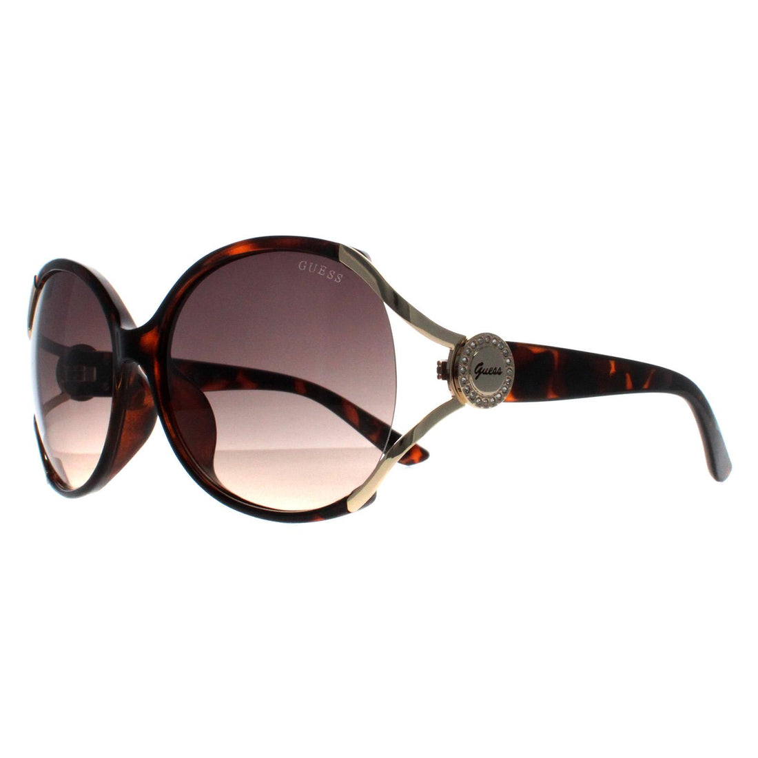 Guess Sunglasses GF6099 52F Dark Havana Brown Gradient