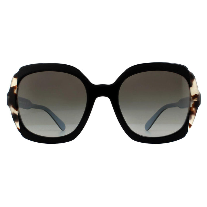 Prada Sunglasses PR 16US KHR0A7 Black Azure Spotted Brown Grey Gradient