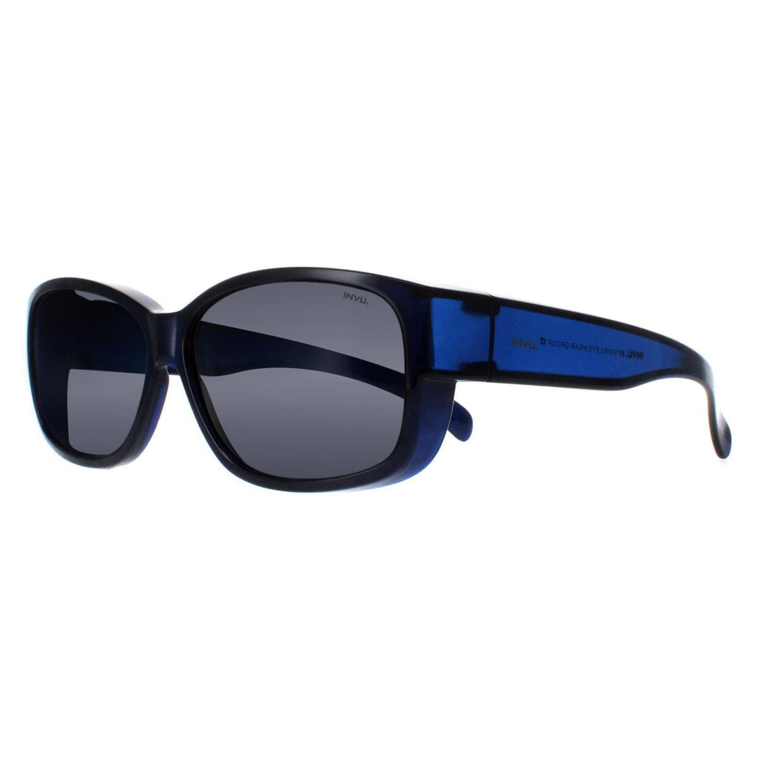 INVU Sunglasses E2401 J Transparent Blue Blue Polarized
