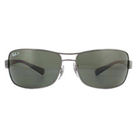 Ray-Ban Sunglasses 3379 004/58 Gunmetal Green Polarized