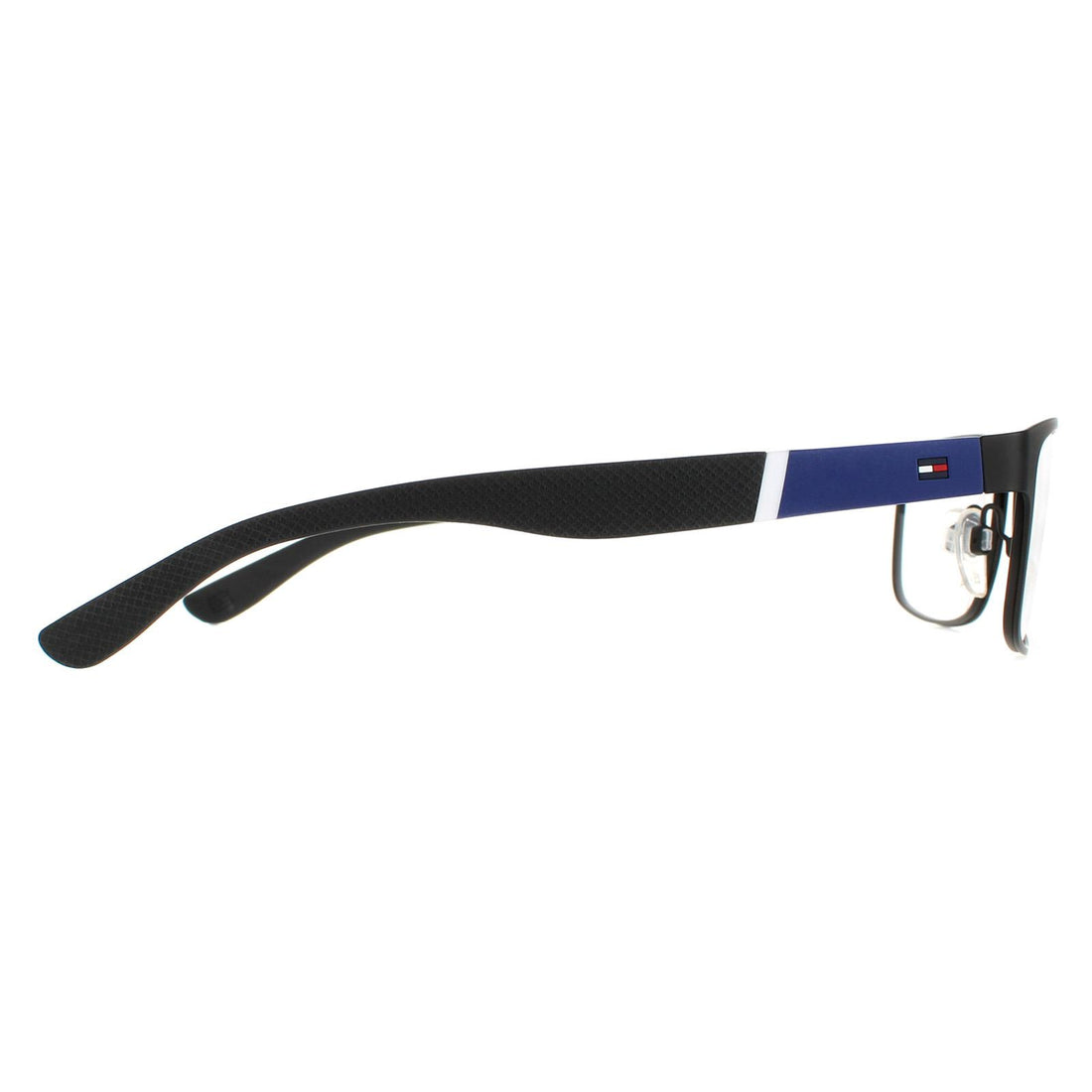 Tommy Hilfiger Glasses Frames TH 1284 FO3 Matte Black Blue White Dark Men