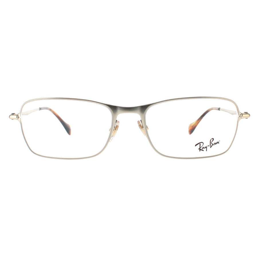 Ray-Ban 6253 Glasses Frames Semi Shiny Gold 54