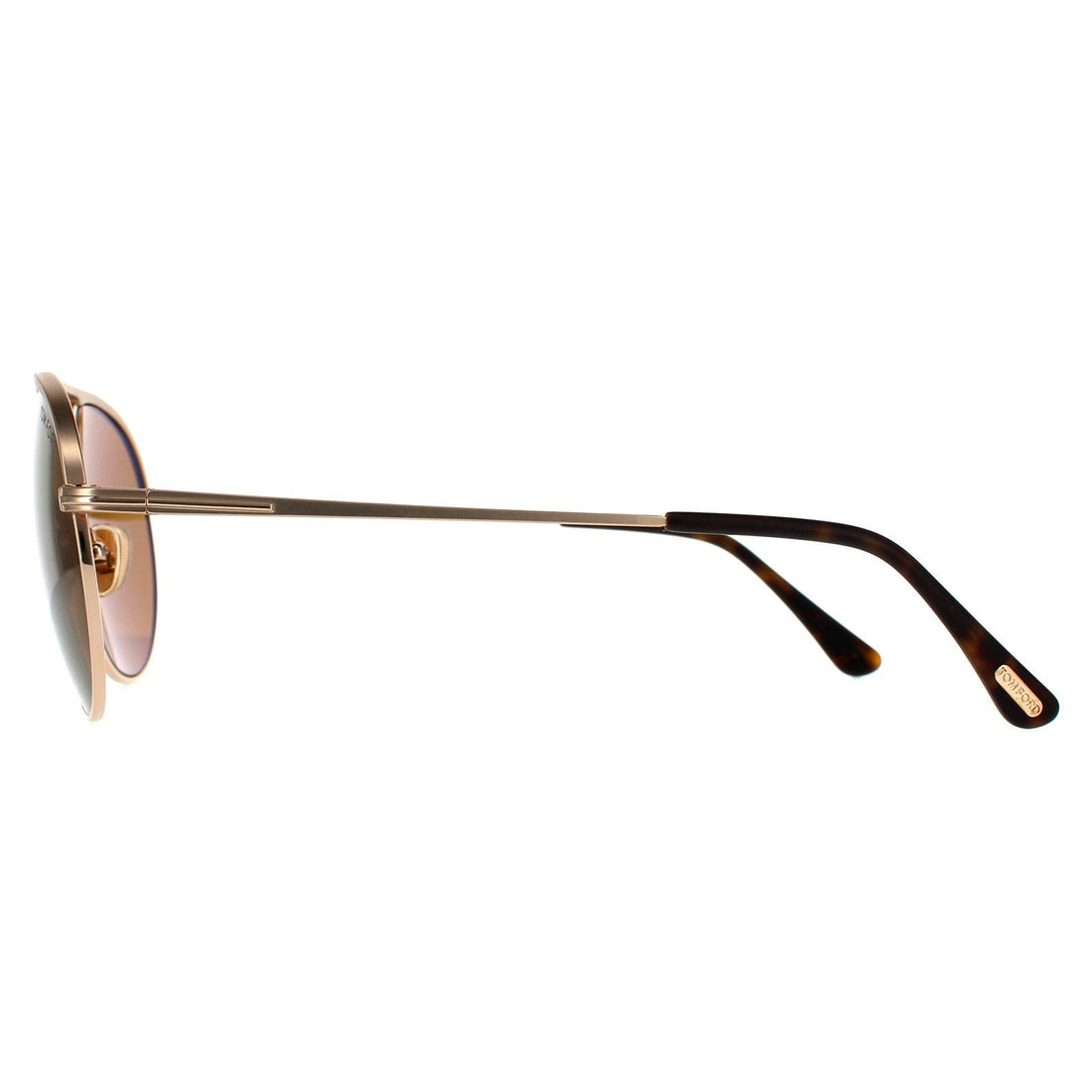 Tom Ford Sunglasses Gio FT0772 29E Matte Rose Gold Brown
