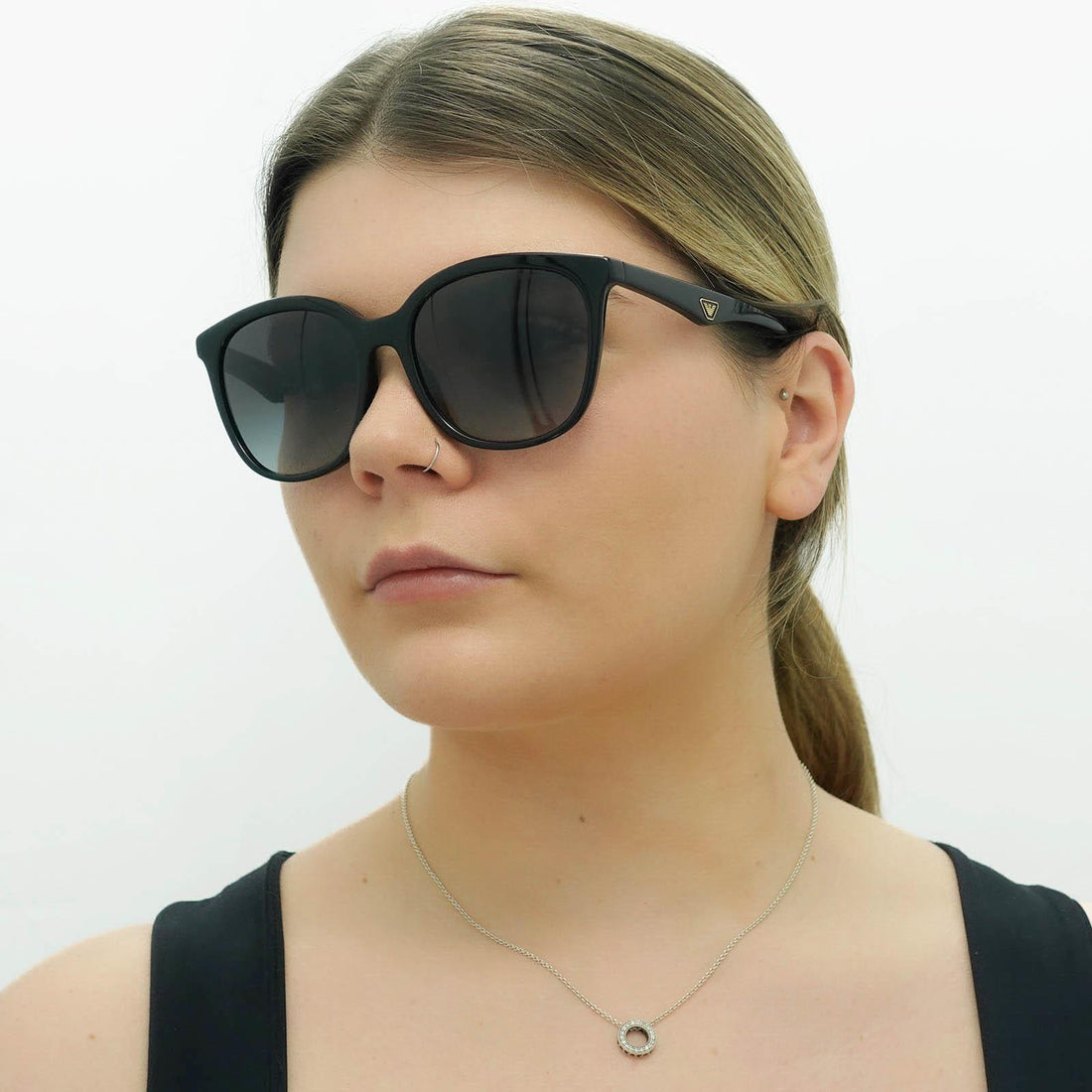 Emporio Armani Sunglasses EA4157 50178G Black Grey Gradient