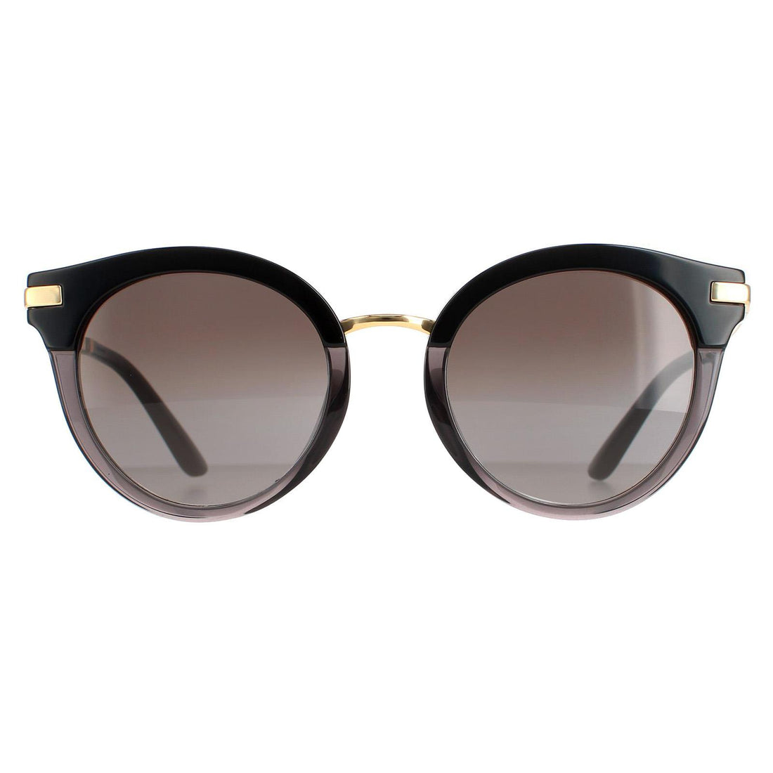 Dolce & Gabbana DG4394 Sunglasses Black Transparent Black / Light Grey Black Gradient