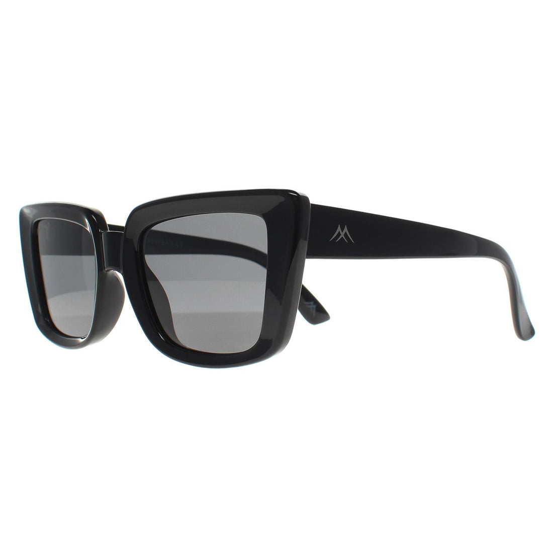 Montana Sunglasses MP193 Shiny Black Smoke Polarized