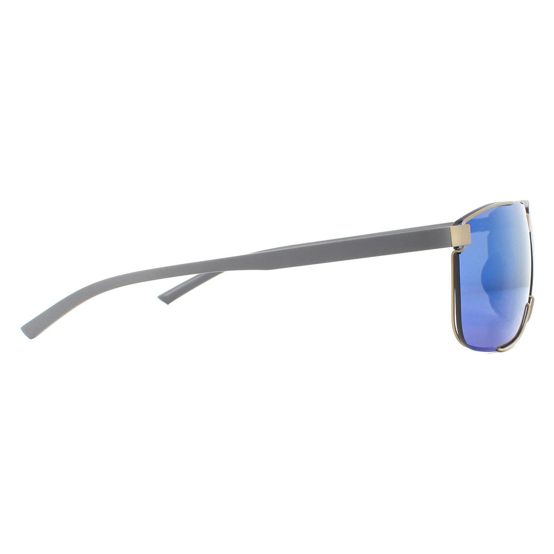 Porsche Design Sunglasses P8680 D Gold and Grey Blue Silver Mirror 64mm