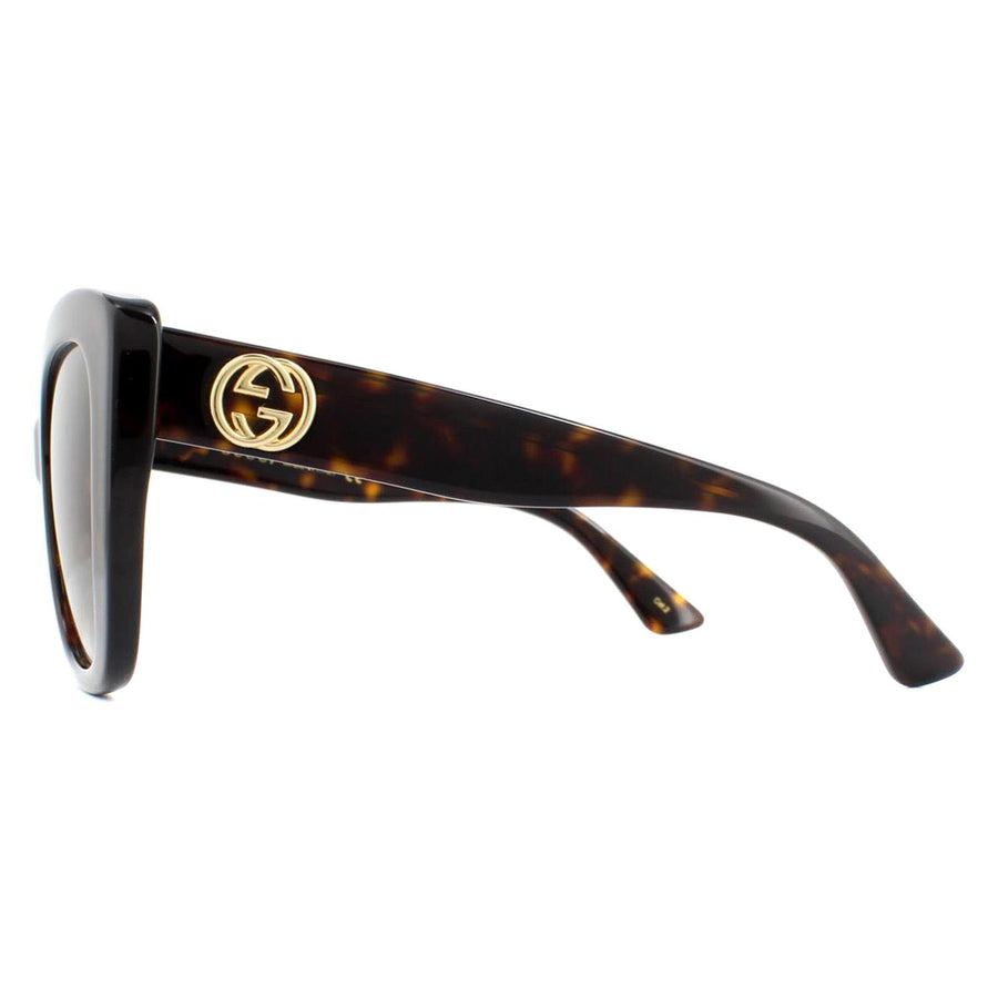 Gucci Sunglasses GG0327S 002 Havana Brown Gradient