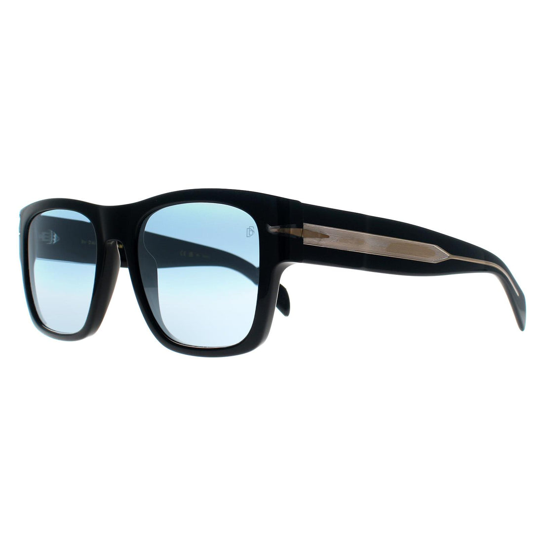 David Beckham Sunglasses DB 7000/S 807 F9 Black Blue Gradient