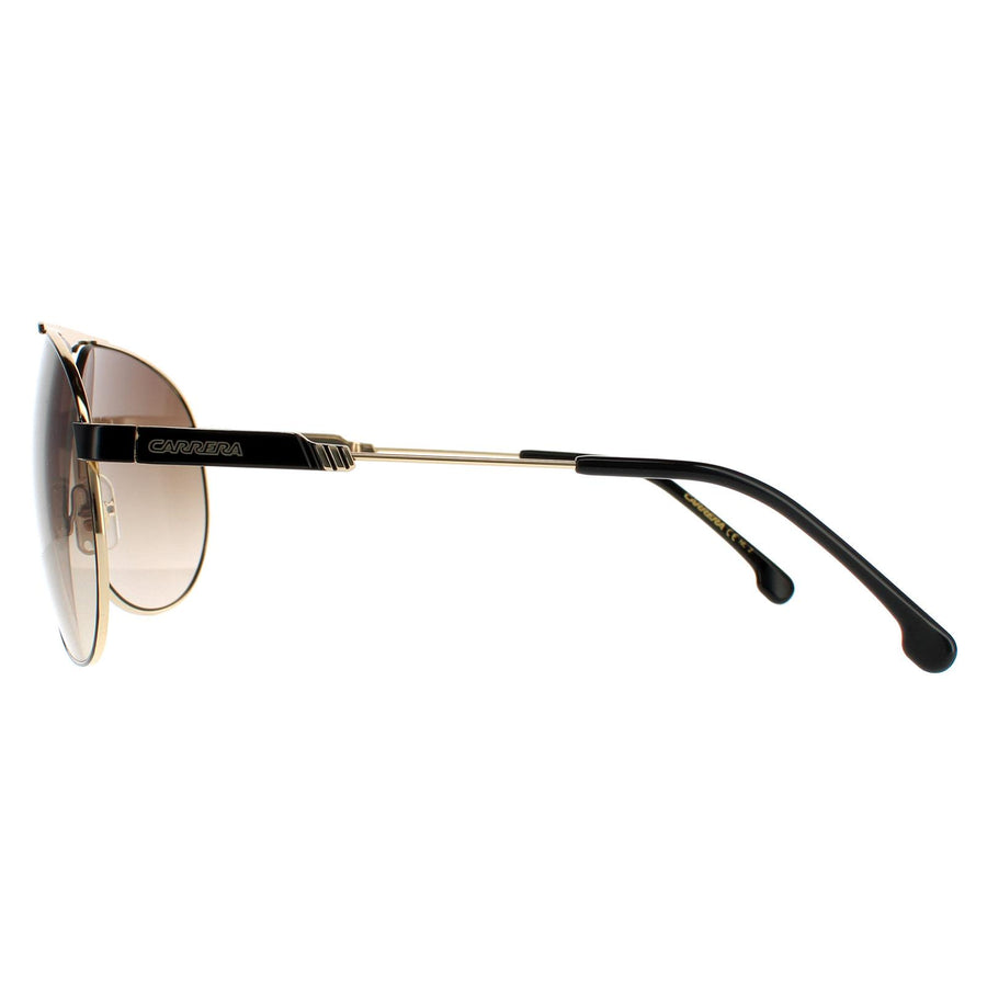 Carrera Sunglasses Panamerika65 2M2 HA Black Gold Brown Gradient