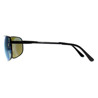 Serengeti Sunglasses Dante 2.0 SS564002 Shiny Black Saturn Polarized 555nm Blue