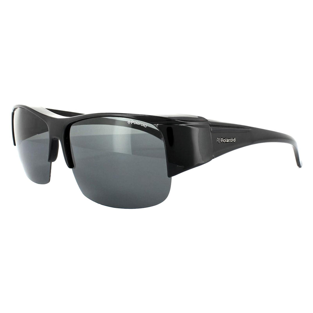 Polaroid Suncovers Fitover Sunglasses P8405 KIH Y2 Black Grey Polarized