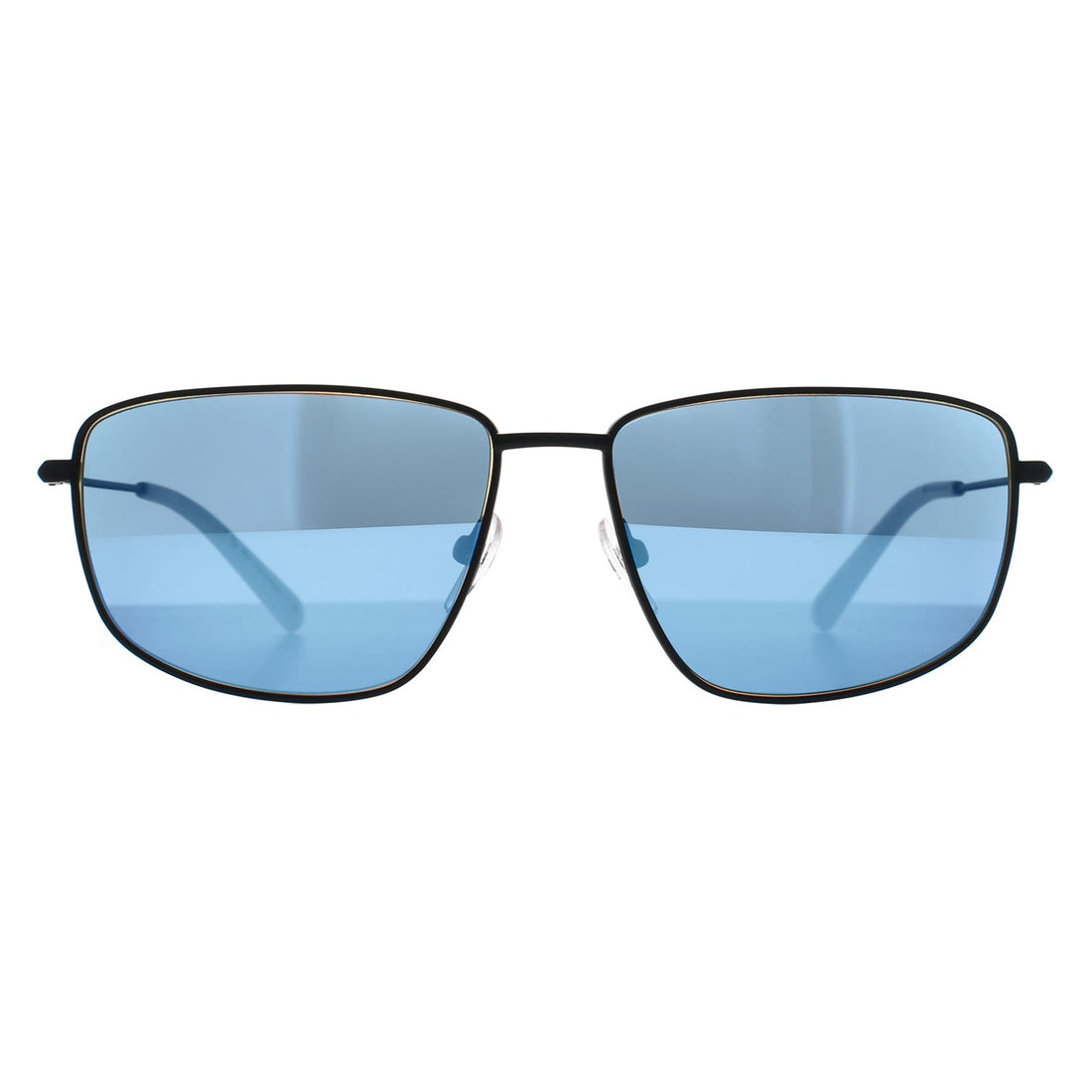 BMW Motorsport Sunglasses BS0027 02X Black Blue Mirror