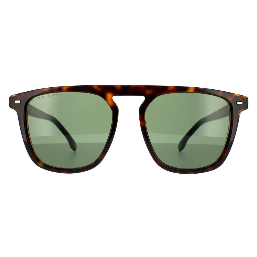 Hugo Boss Sunglasses BOSS 1127/S 086 QT Dark Havana Green