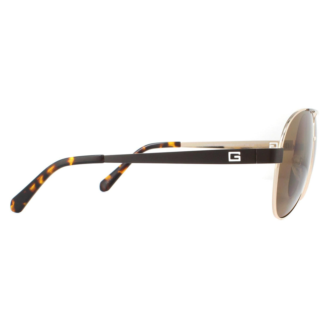 Guess Sunglasses GU6969 32H Gold Brown Polarized
