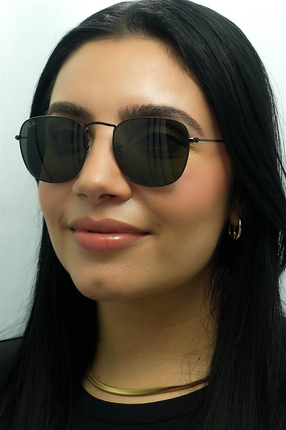 Ray-Ban Sunglasses RB3857 Frank 919931 Black G-15 Green