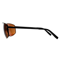 Serengeti Sunglasses Modugno 8406 Satin Black Polarized Drivers Brown