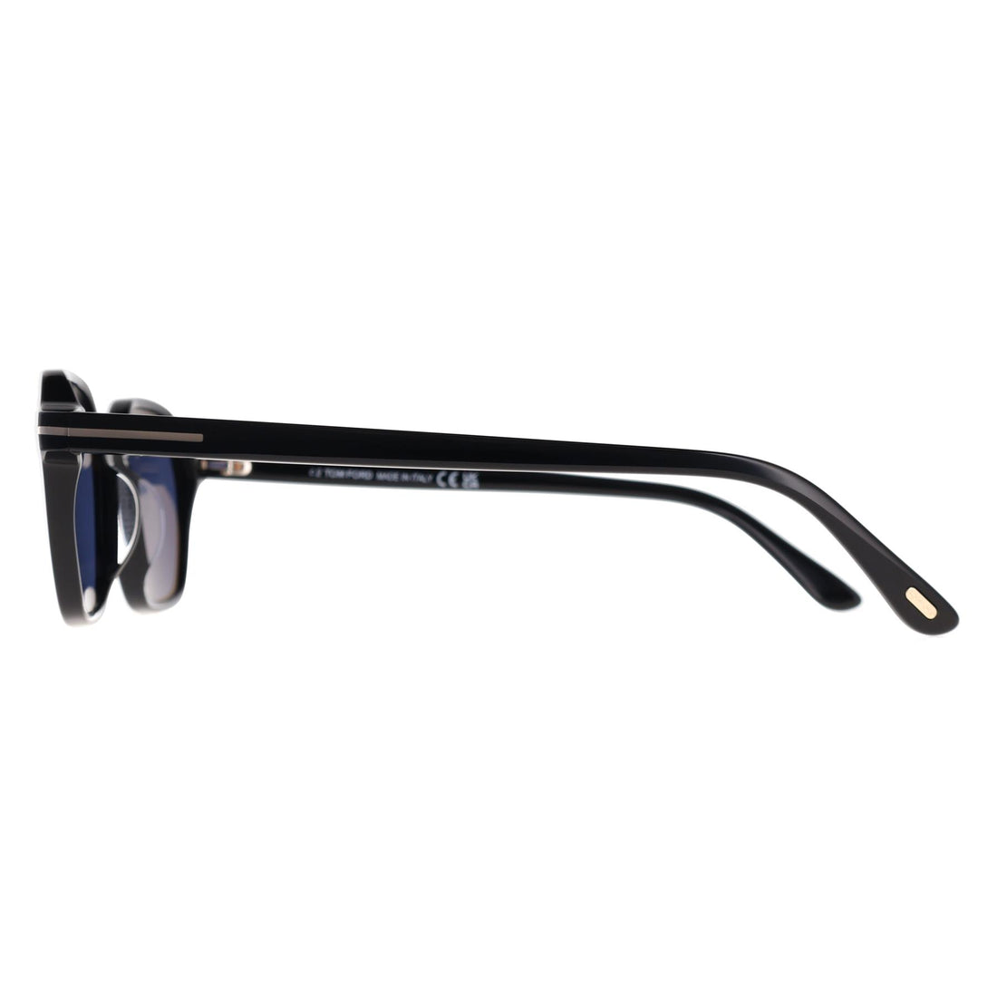 Tom Ford Sunglasses Joey FT1301 01V Shiny Black Dark Blue
