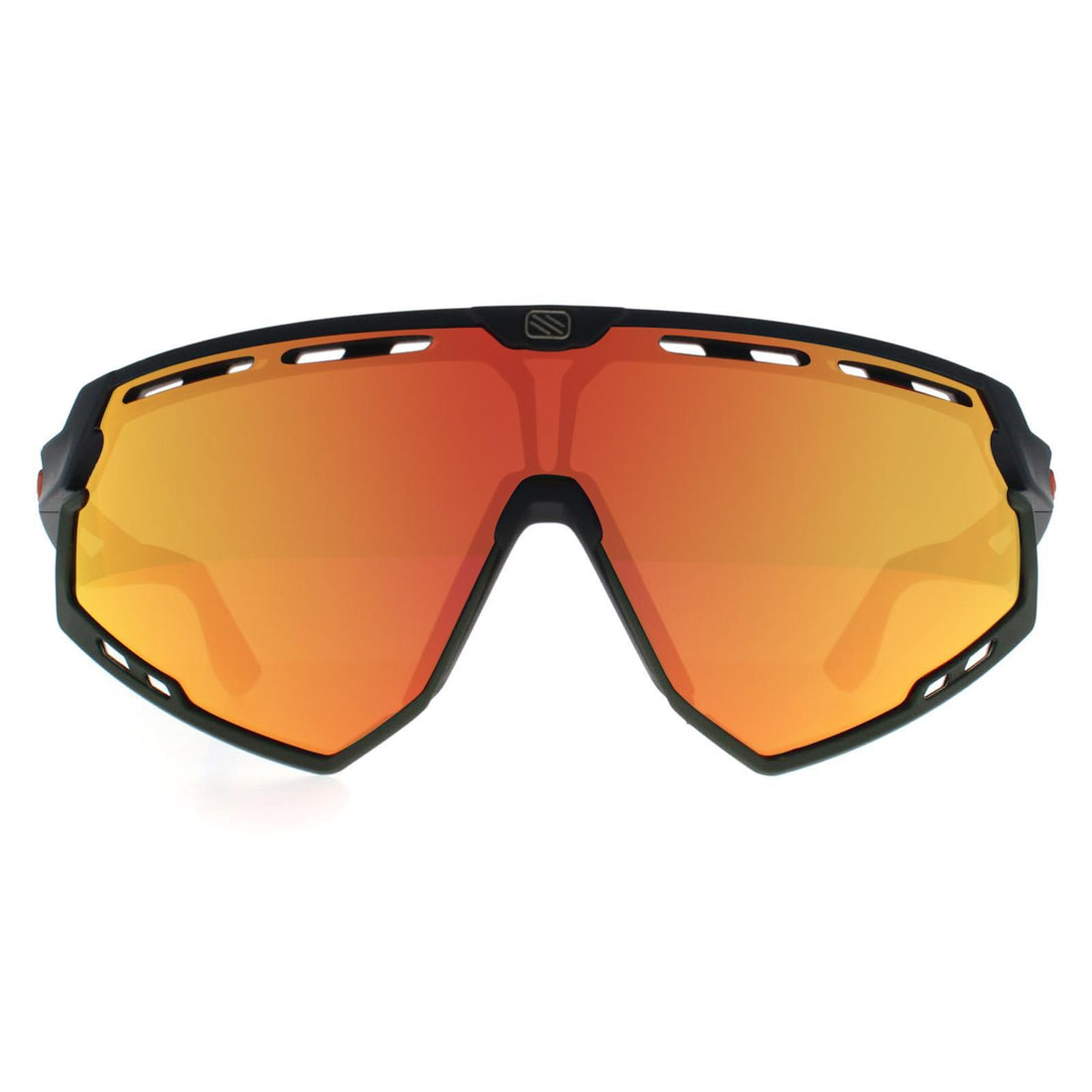 Rudy Project Sunglasses Defender SP524006 0020 Matte Black Olive Orange Stripes MLS Orange